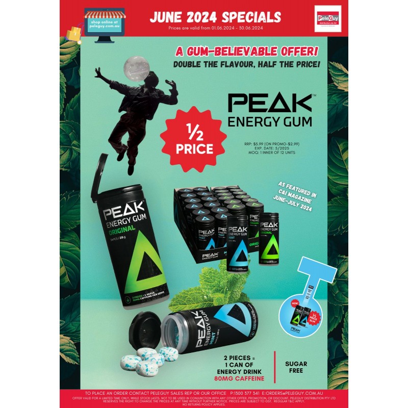 New PEAK Energy Gum
