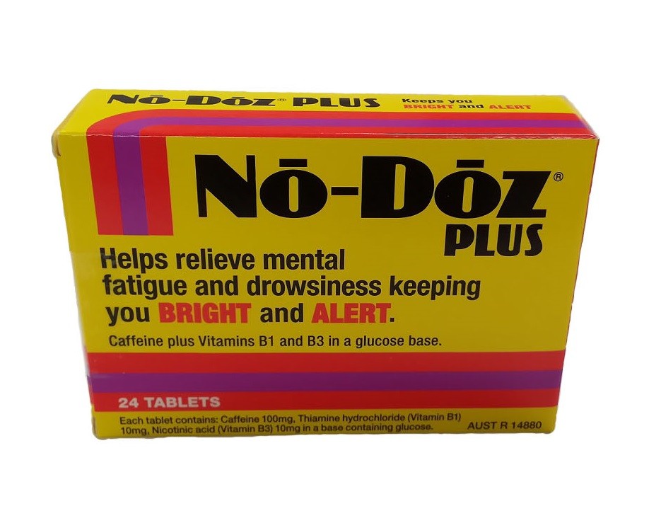 NO Doz Plus (Yellow) PeleGuy Distribution Pty Ltd 1300 377 341